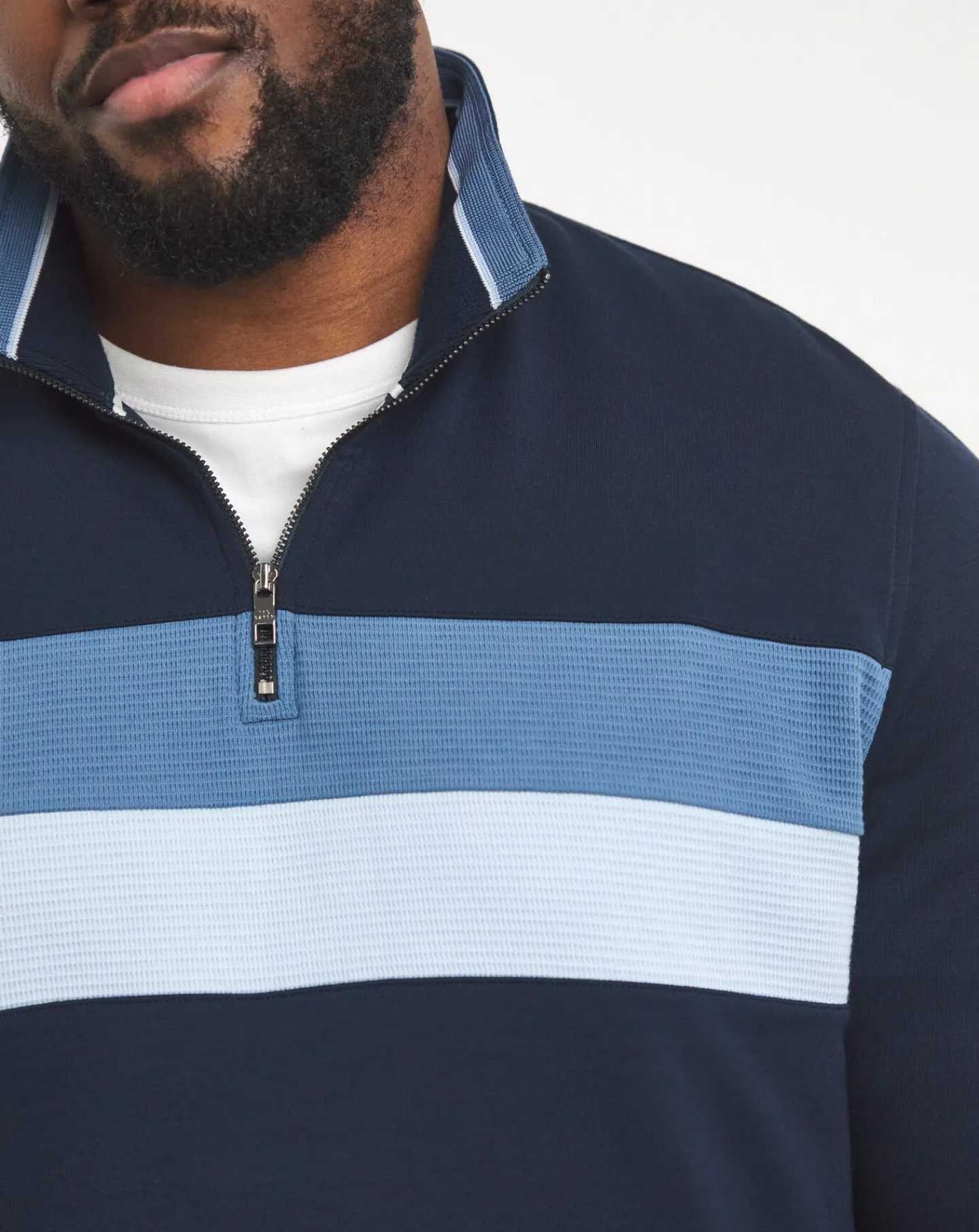 Ted Baker Veller Super Soft 1/4 Zip Long Sleeve Top