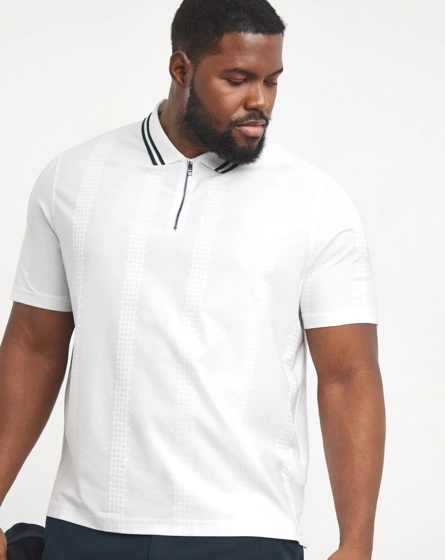 Ted Baker Zip Neck Orbite Polo Shirt