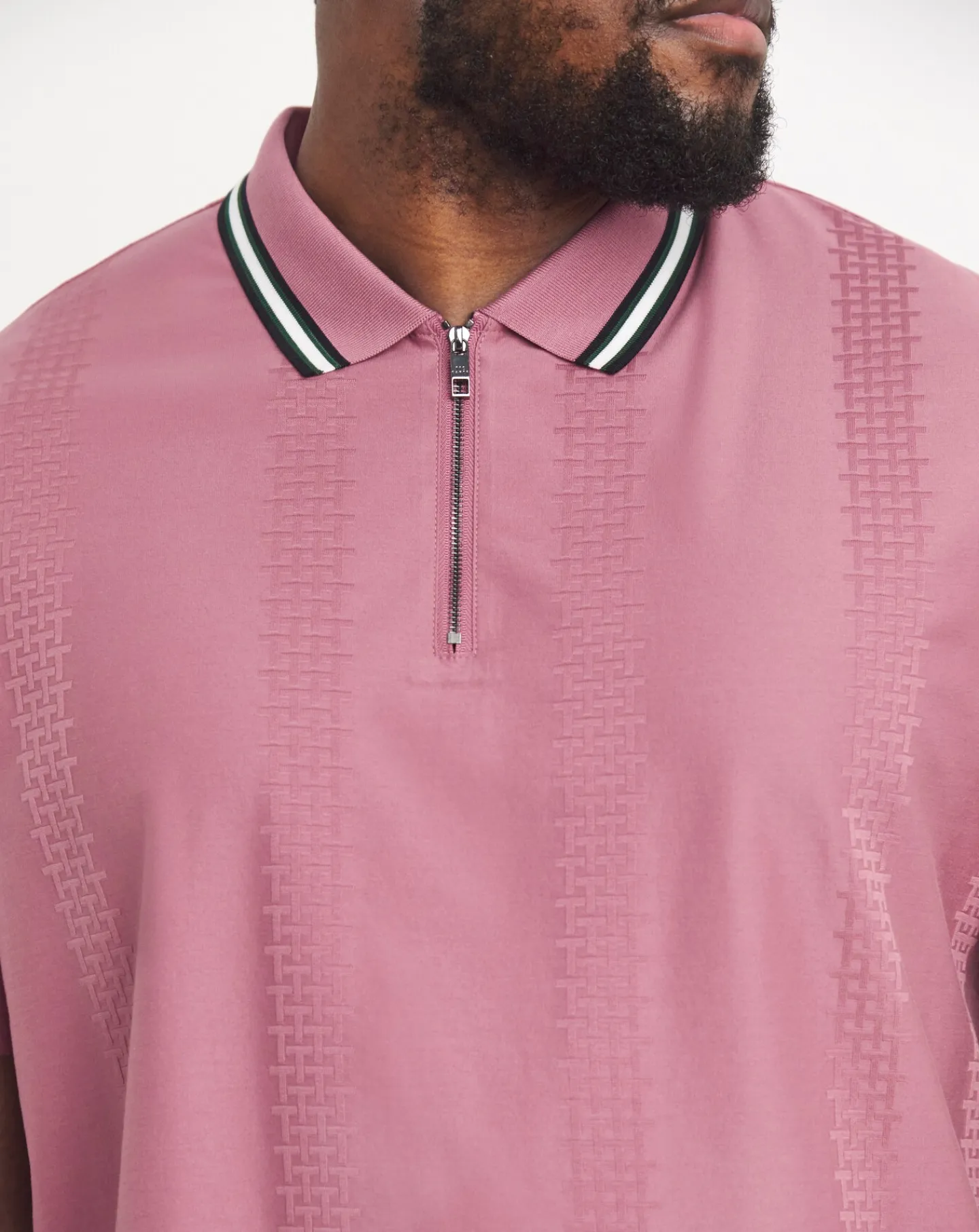 Ted Baker Zip Neck Orbite Polo Shirt