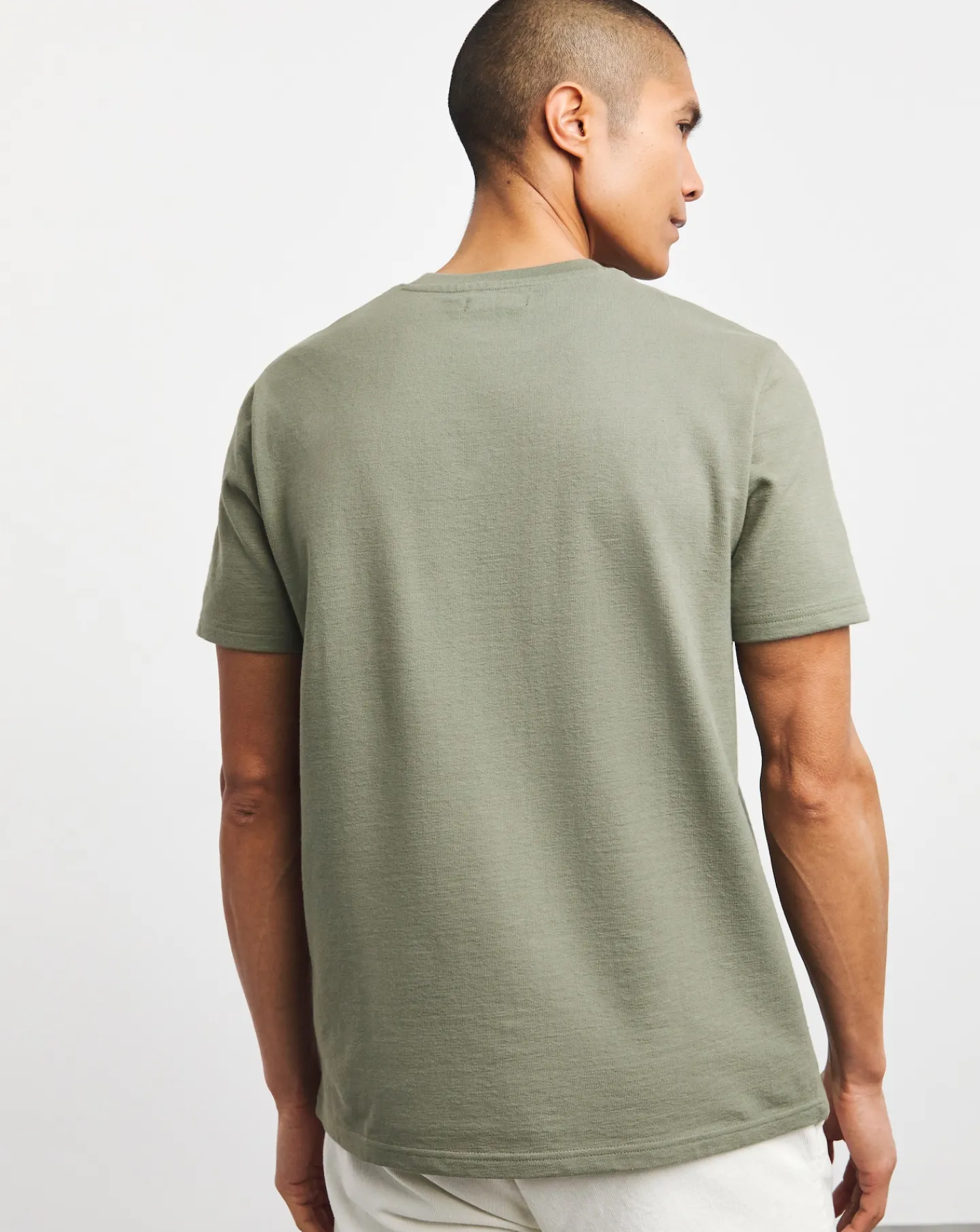 Jacamo Textured Crew Neck T-Shirt