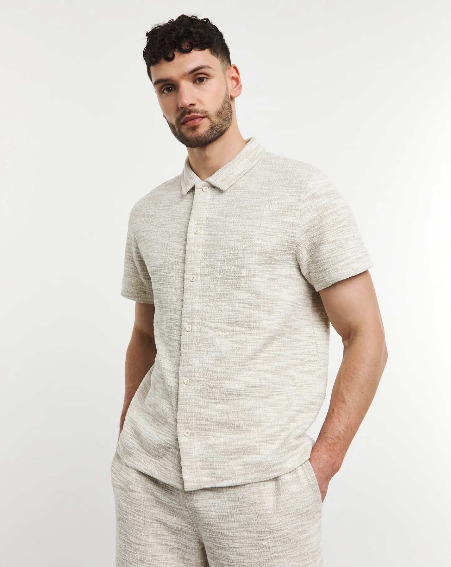Jacamo Textured Jersey Shirt