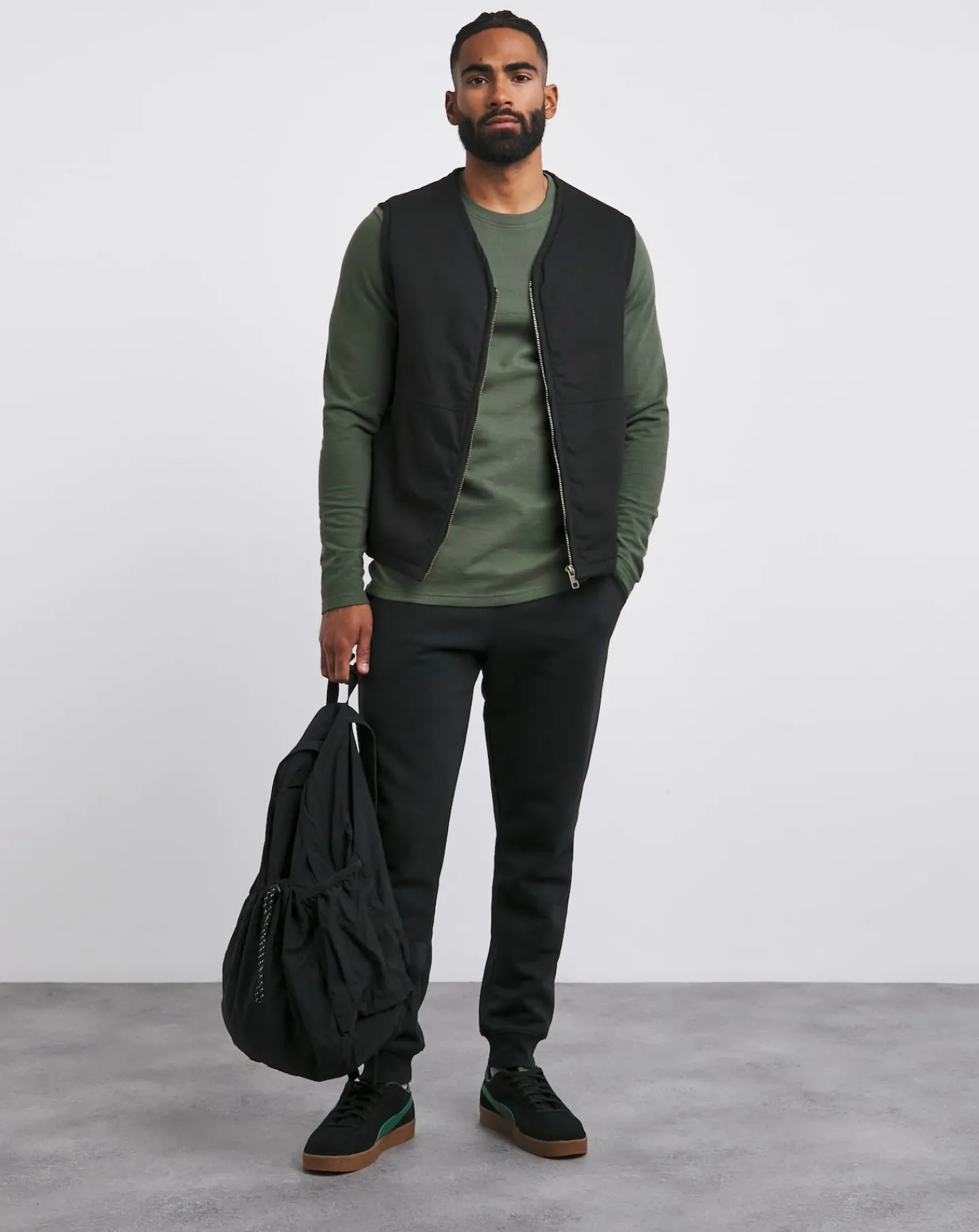 Jacamo Textured Long Sleeve T-Shirt Long