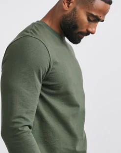 Jacamo Textured Long Sleeve T-Shirt Long