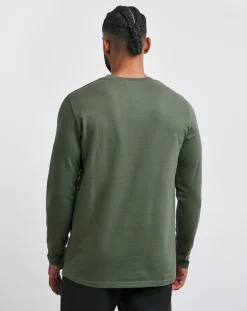 Jacamo Textured Long Sleeve T-Shirt Long