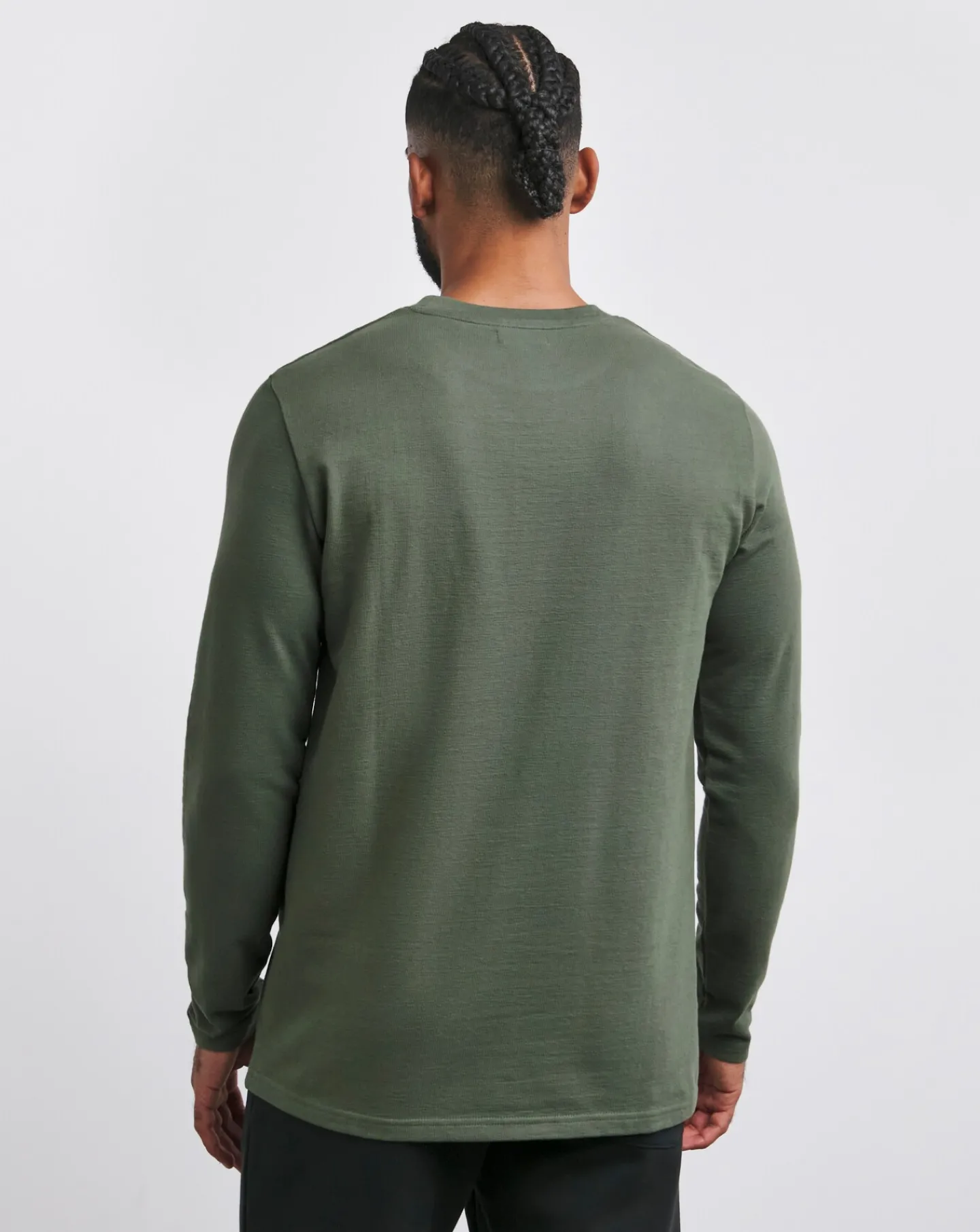 Jacamo Textured Long Sleeve T-Shirt Long