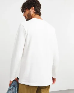 Jacamo Textured Long Sleeve T-Shirt Long