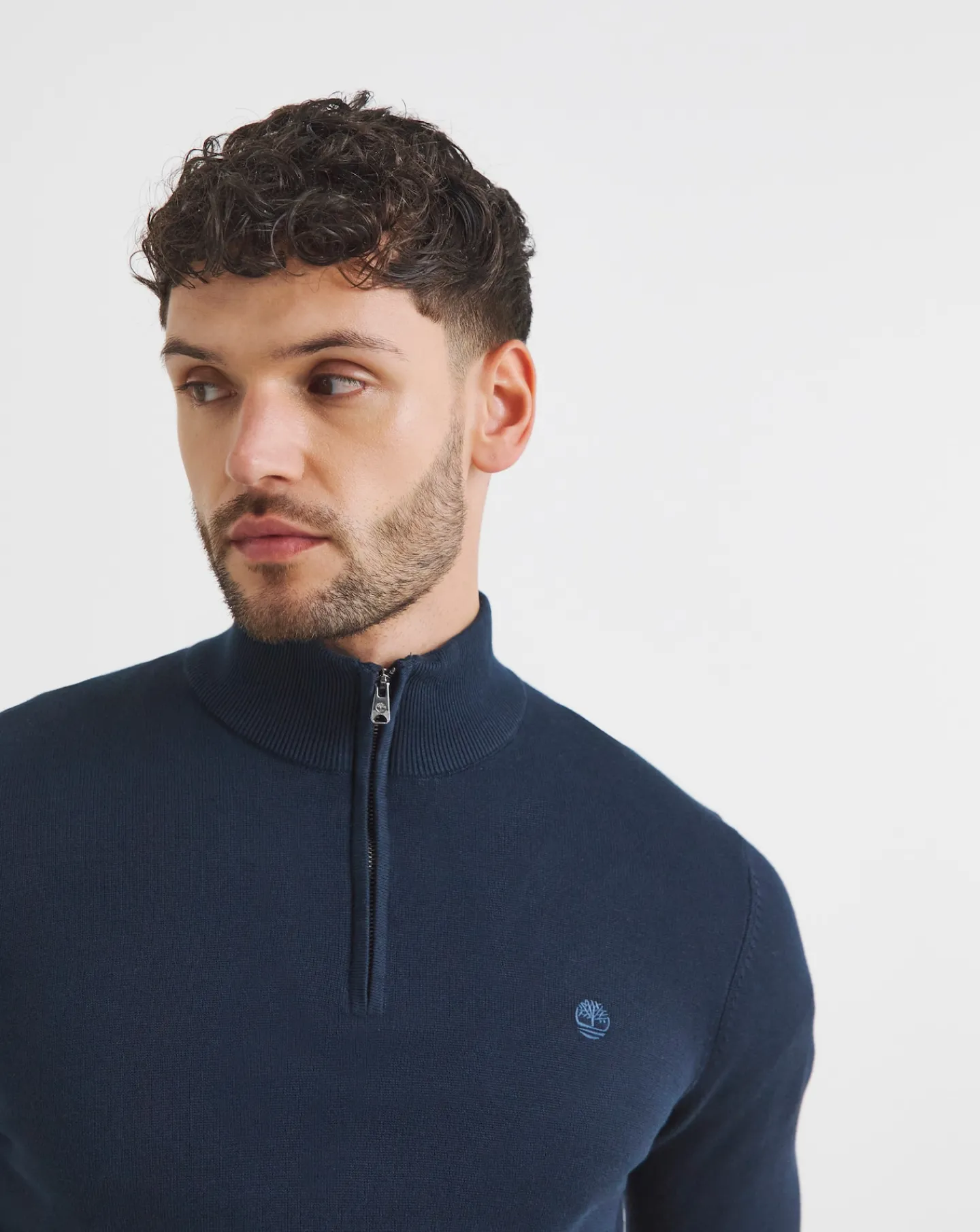 Timberland Cotton 1/4 Zip Jumper