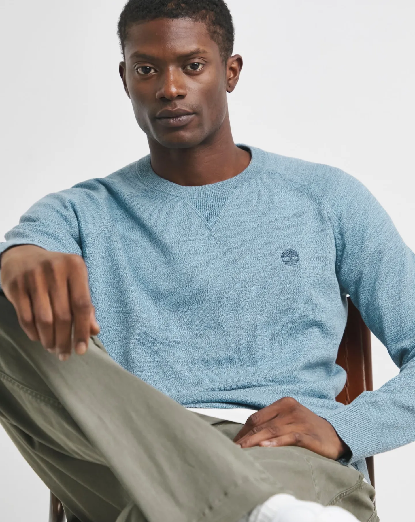 Timberland Cotton Raglan Sleeve Jumper