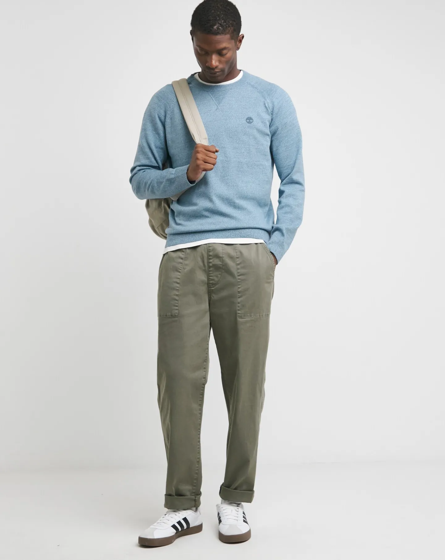 Timberland Cotton Raglan Sleeve Jumper