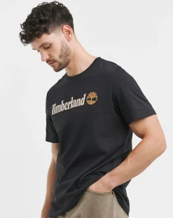 Timberland Linear Logo Short Sleeve T-Shirt