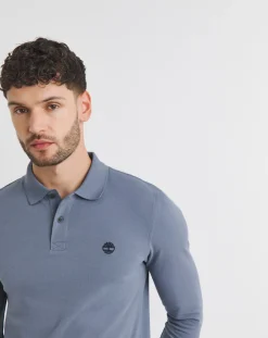 Timberland Long Sleeve Millers River Pique Polo
