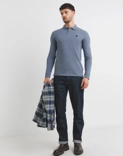 Timberland Long Sleeve Millers River Pique Polo