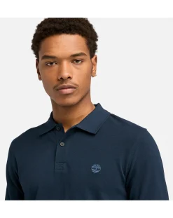 Timberland Long Sleeve Millers River Pique Polo
