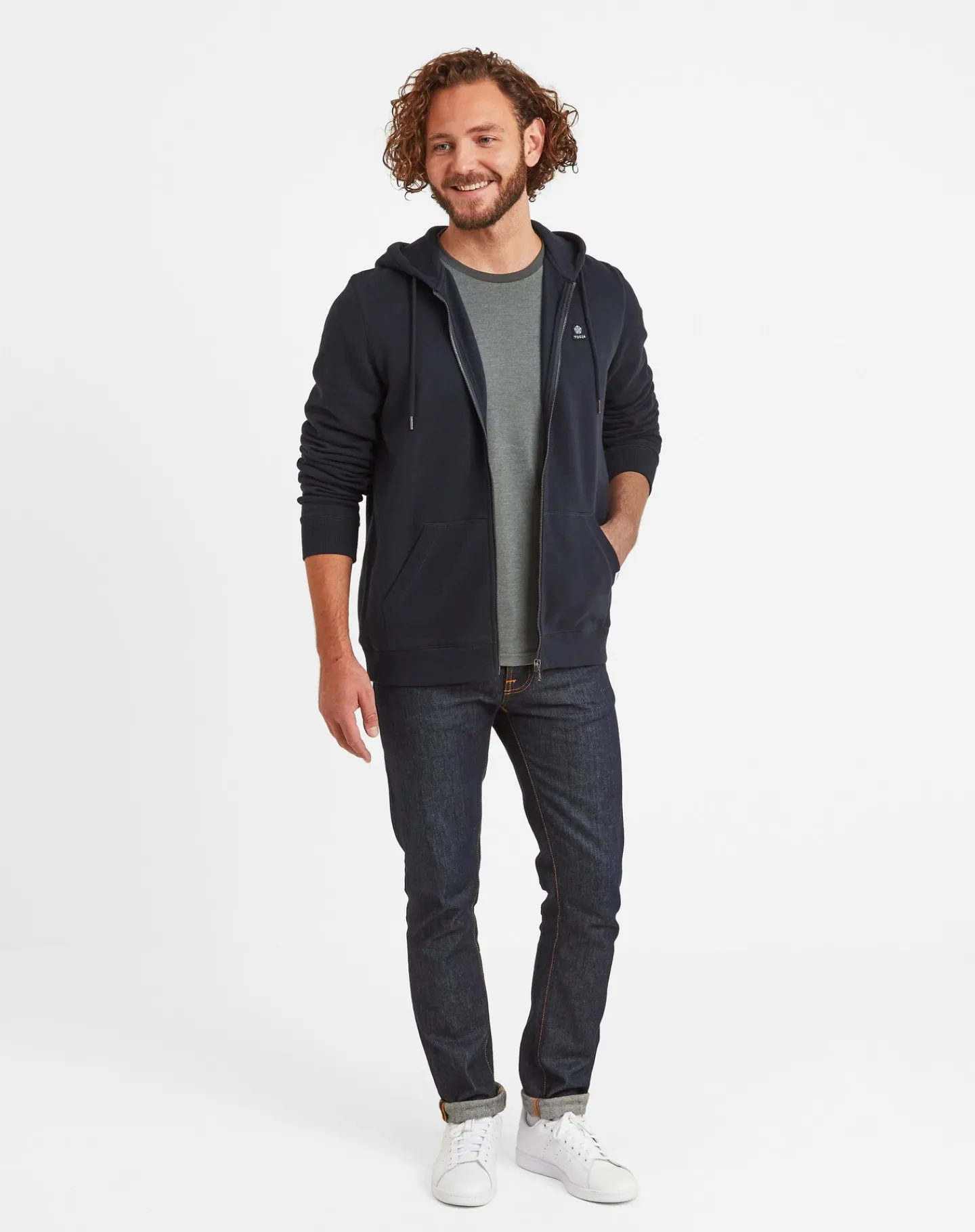 Tog 24 Tog24 Alden Mens Zip Through Hoody