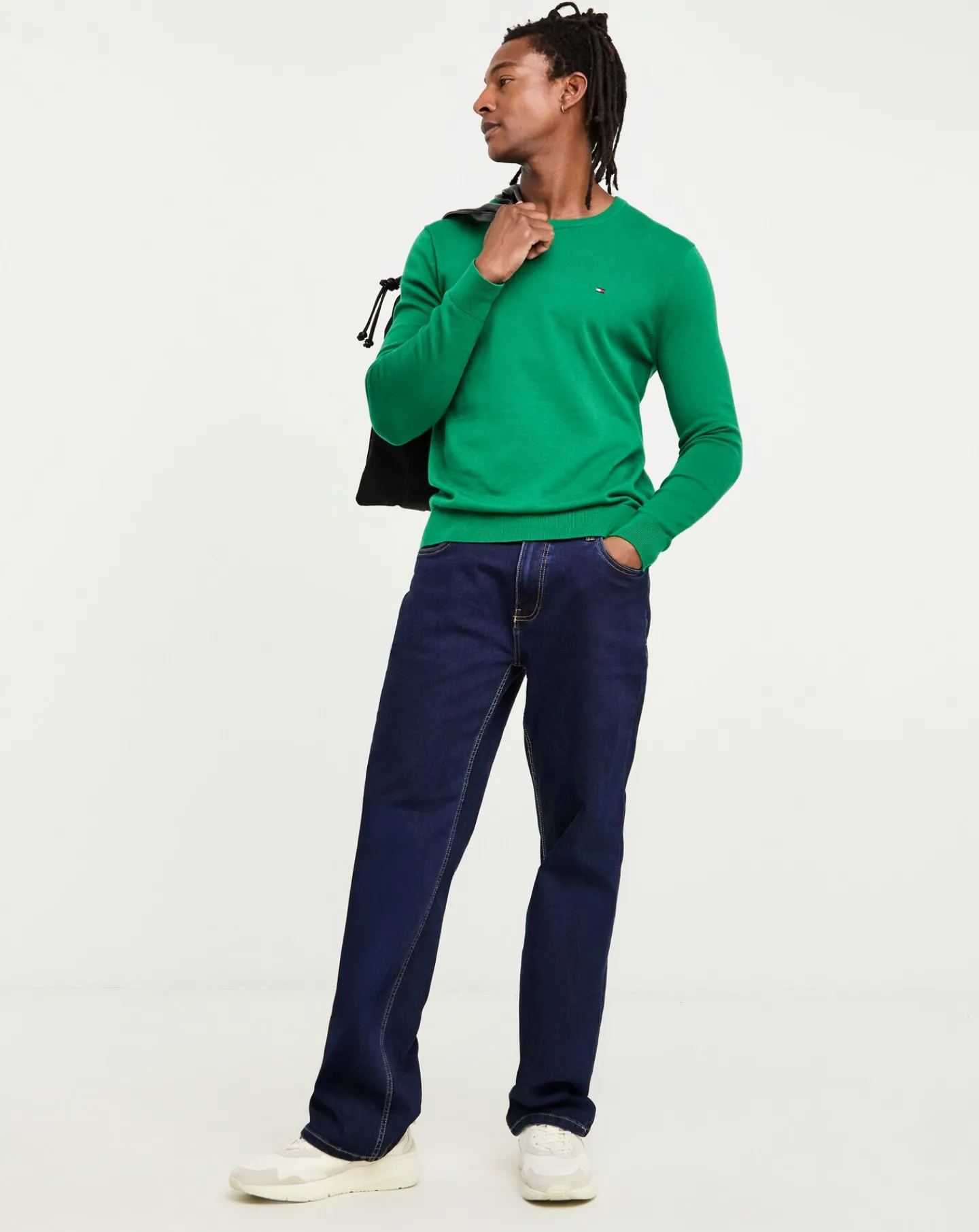 Tommy Hilfiger Essential Cotton Crew Neck Jumper