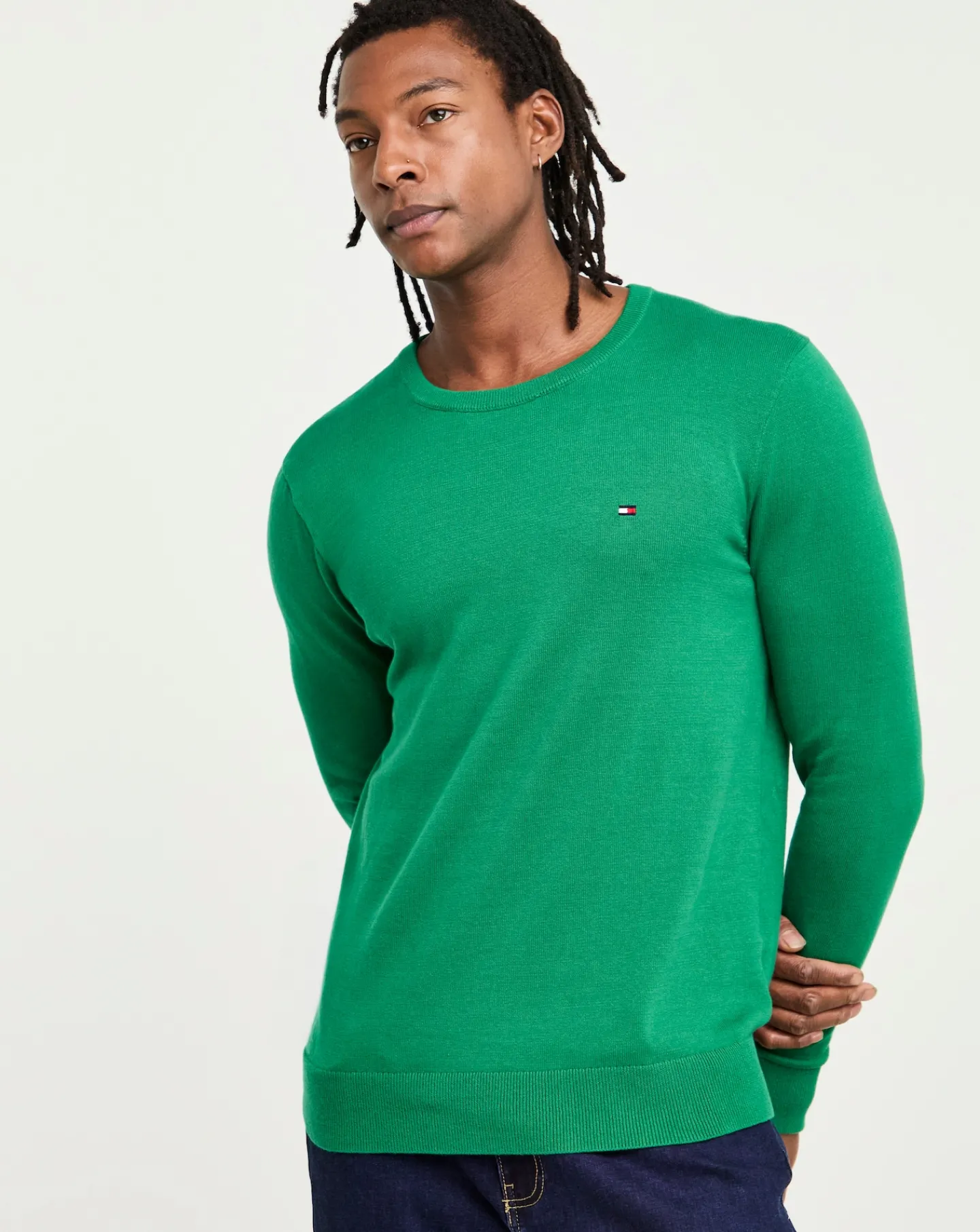 Tommy Hilfiger Essential Cotton Crew Neck Jumper