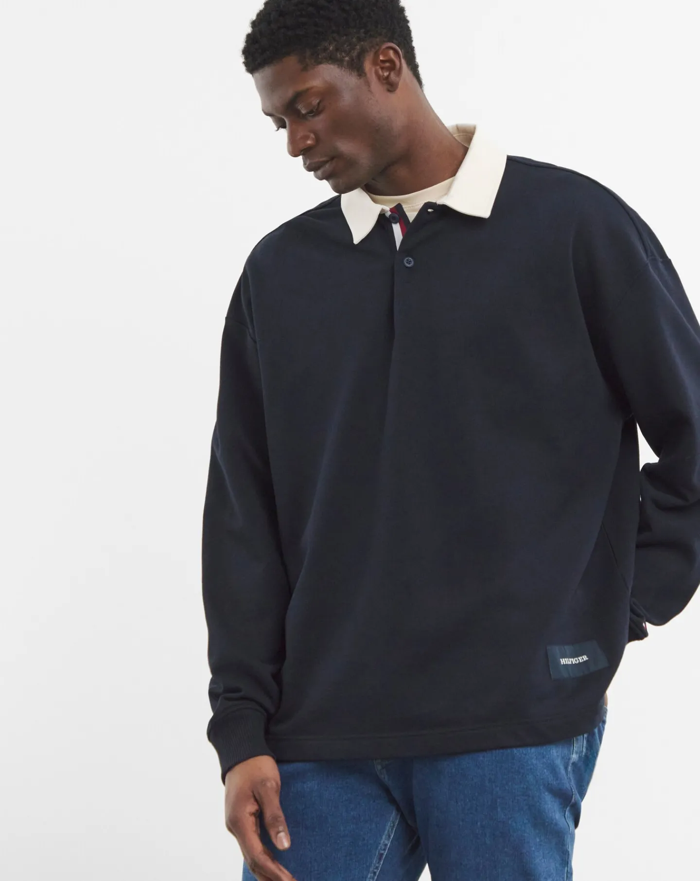 Tommy Hilfiger Global Stripe Rugby Shirt