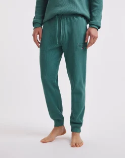 Tommy Hilfiger Green Waffle Lounge Pant