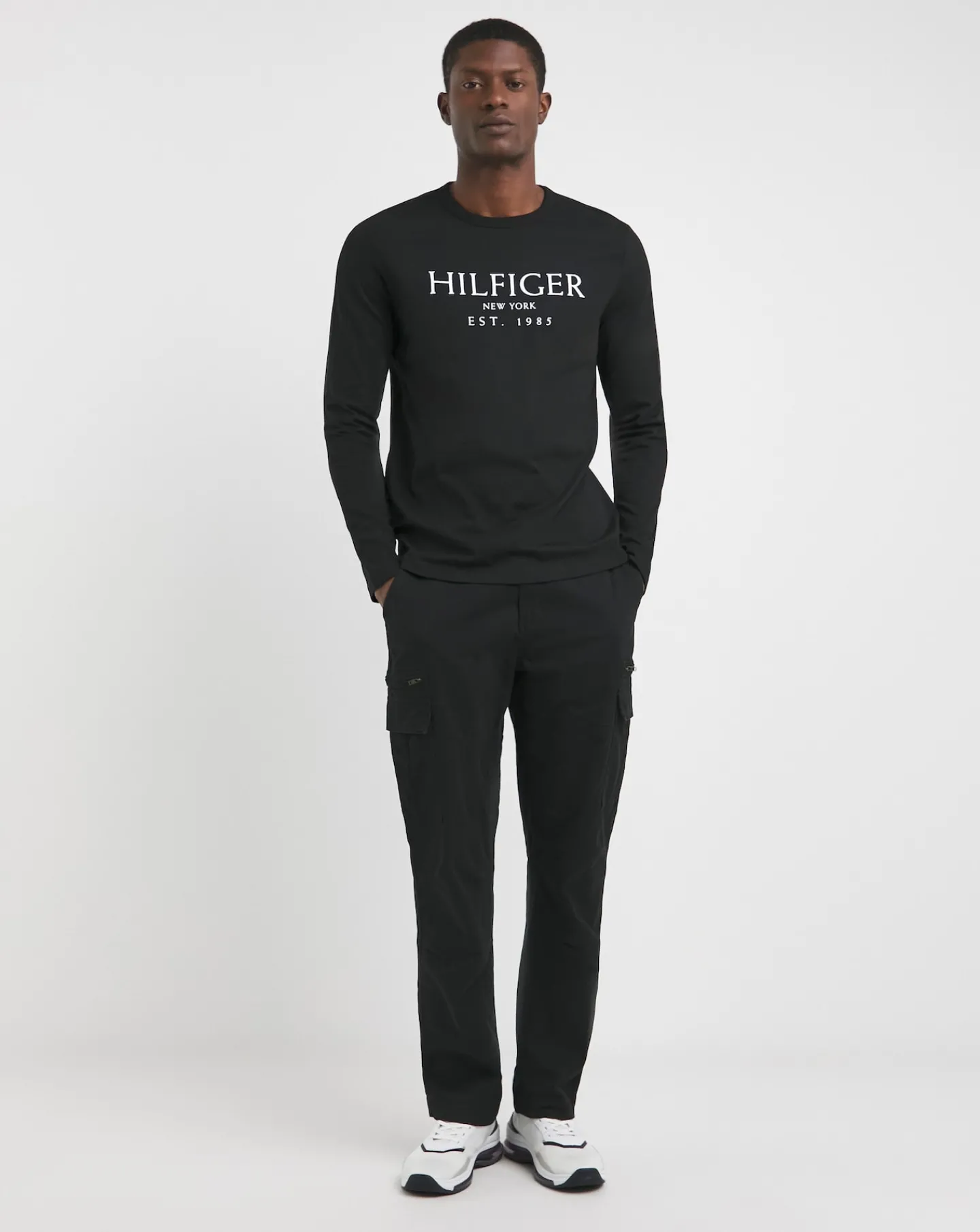 Tommy Hilfiger Long Sleeve Oversized Logo T-Shirt