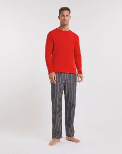 Tommy Hilfiger T-Shirt & Woven Pant Pyjama Set