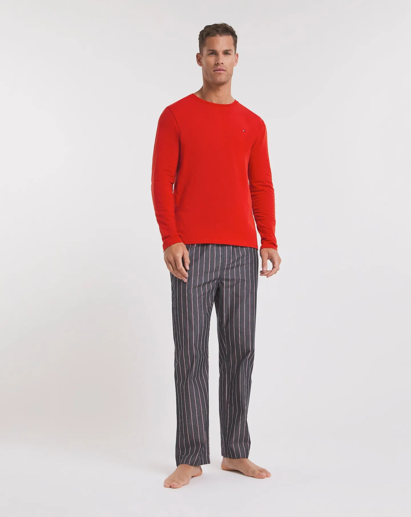 Tommy Hilfiger T-Shirt & Woven Pant Pyjama Set
