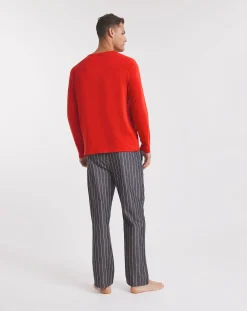 Tommy Hilfiger T-Shirt & Woven Pant Pyjama Set