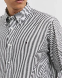 Tommy Hilfiger Navy Easy Stripe Long Sleeve Shirt