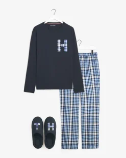 Tommy Hilfiger Flannel Pyjama & Slipper Set