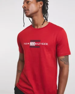 Tommy Hilfiger Flag Logo Embroide T-Shirt