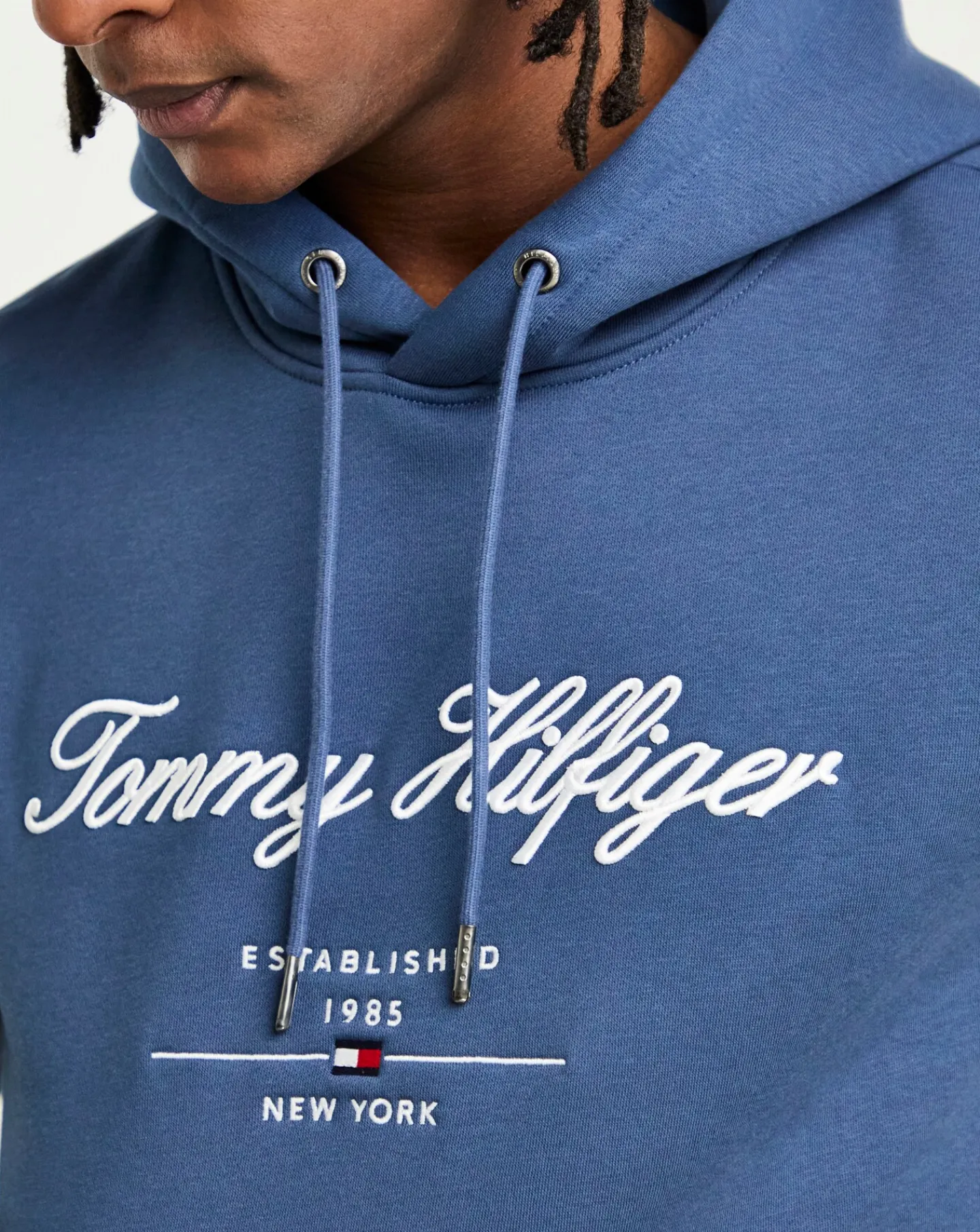 Jacamo Tommy Hilfiger Script Logo Hoodie