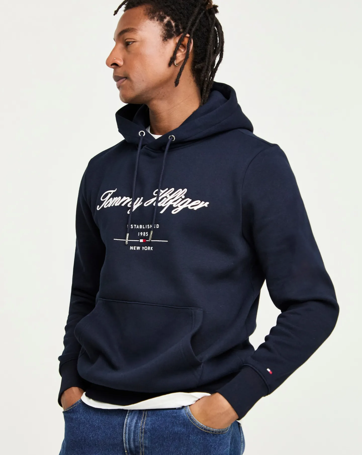 Tommy Hilfiger Script Logo Hoodie