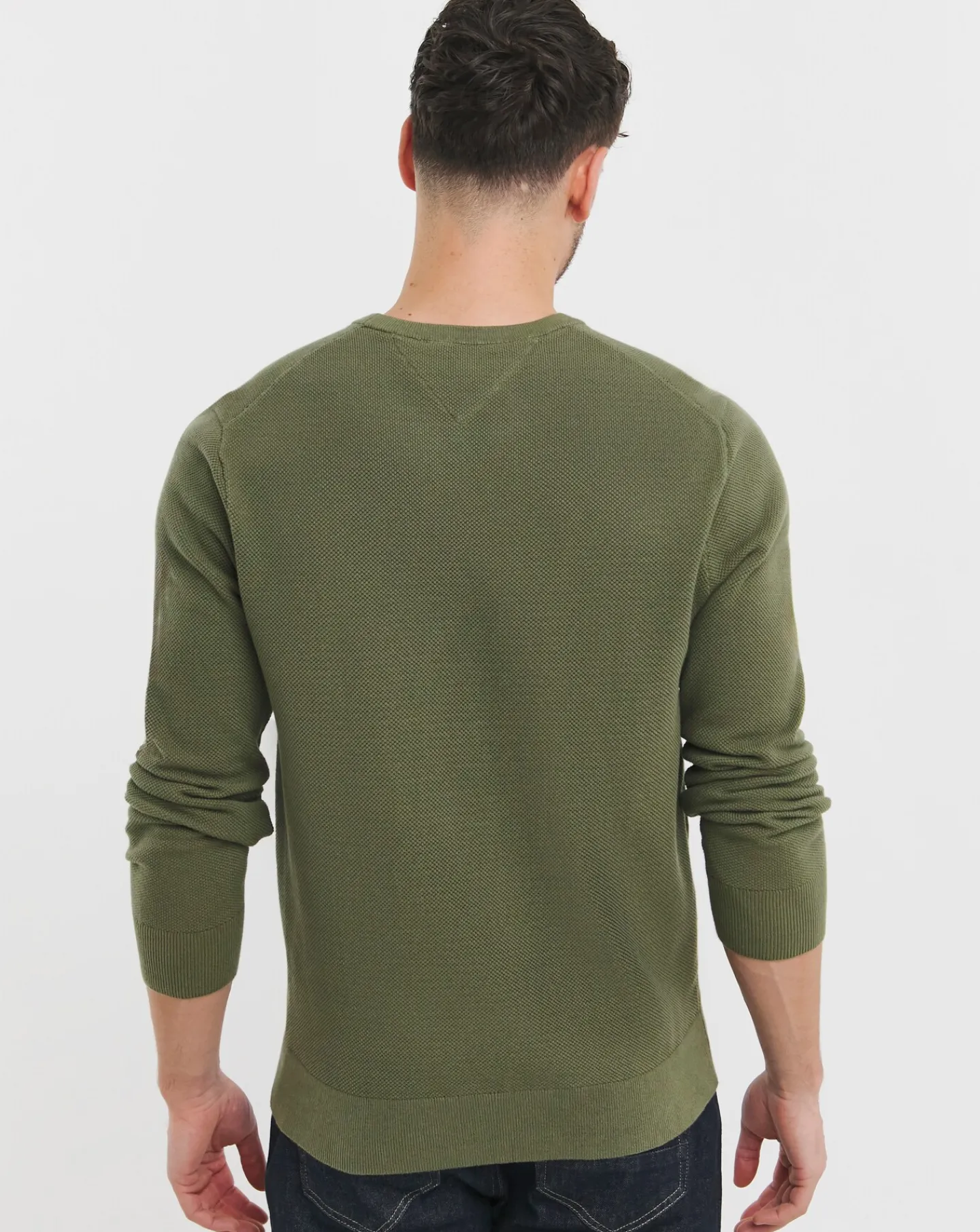 Tommy Hilfiger Structured Crew Neck Jumper