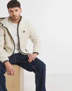 Tommy Jeans Badge Teddy Zip Jacket