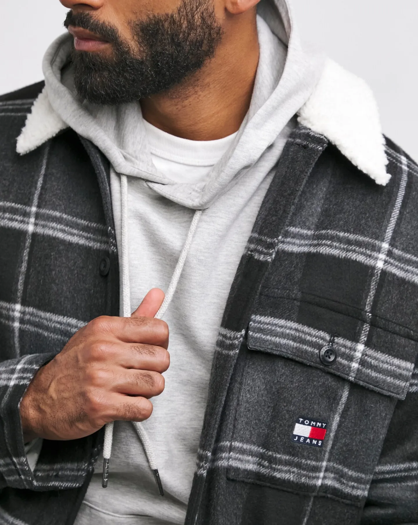 Tommy Jeans Sherpa Overshirt
