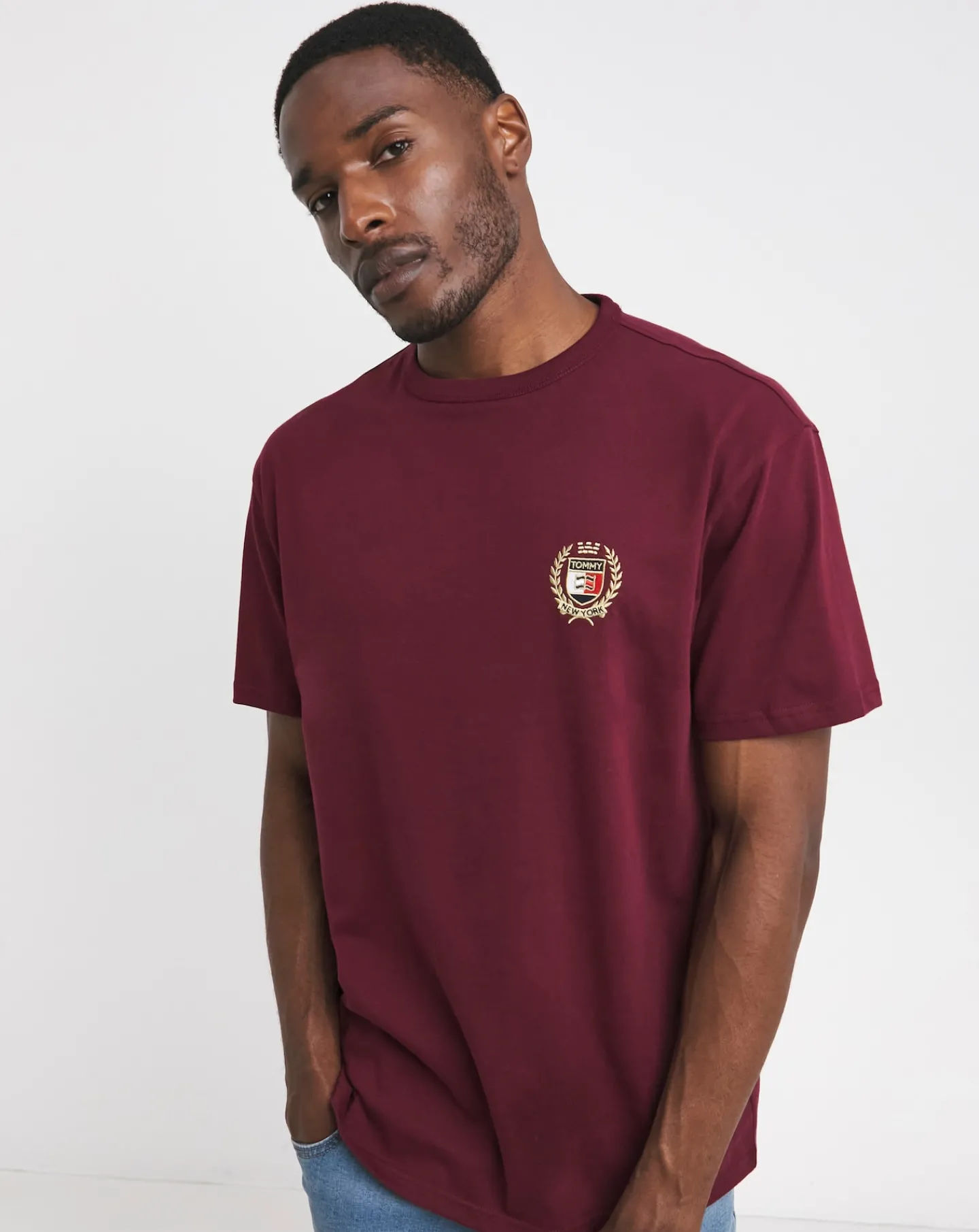 Tommy Jeans Short Sleeve Crest Flag T-Shirt