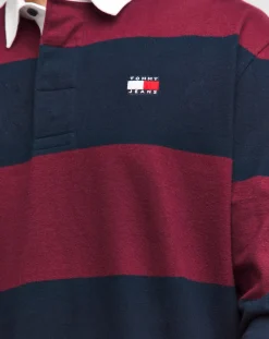 Tommy Jeans Stripe Badge Rugby Polo