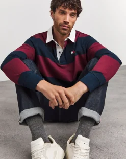 Tommy Jeans Stripe Badge Rugby Polo