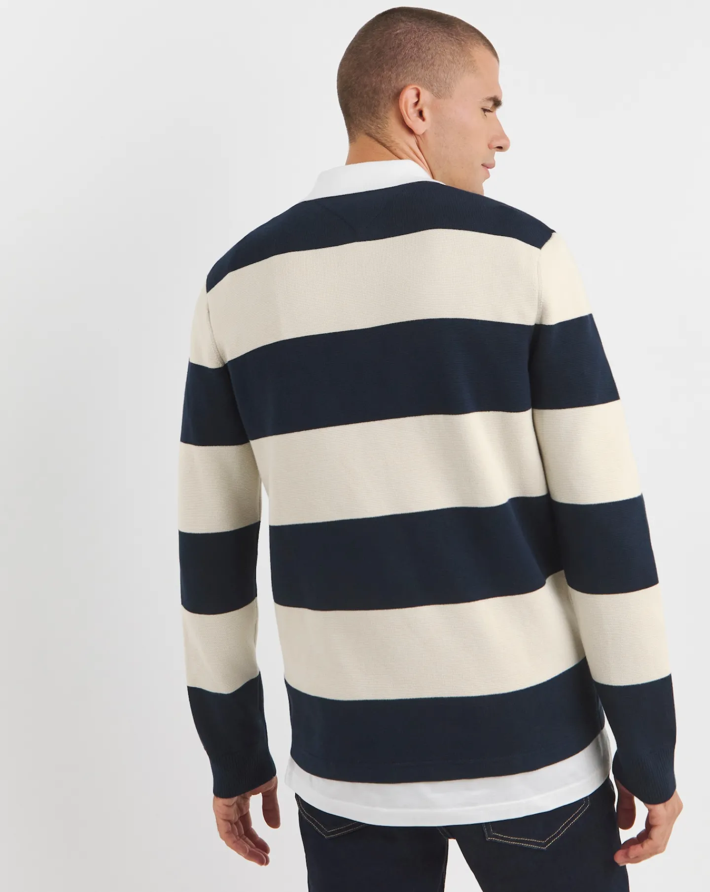 Tommy Jeans Striped Rubgy Polo