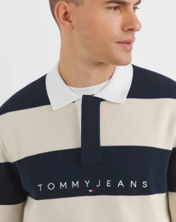 Tommy Jeans Striped Rubgy Polo