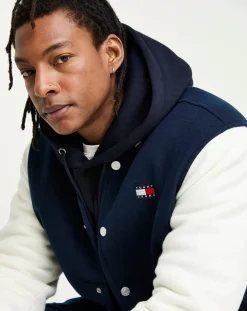 Tommy Jeans Wool Blend Varsity Jacket