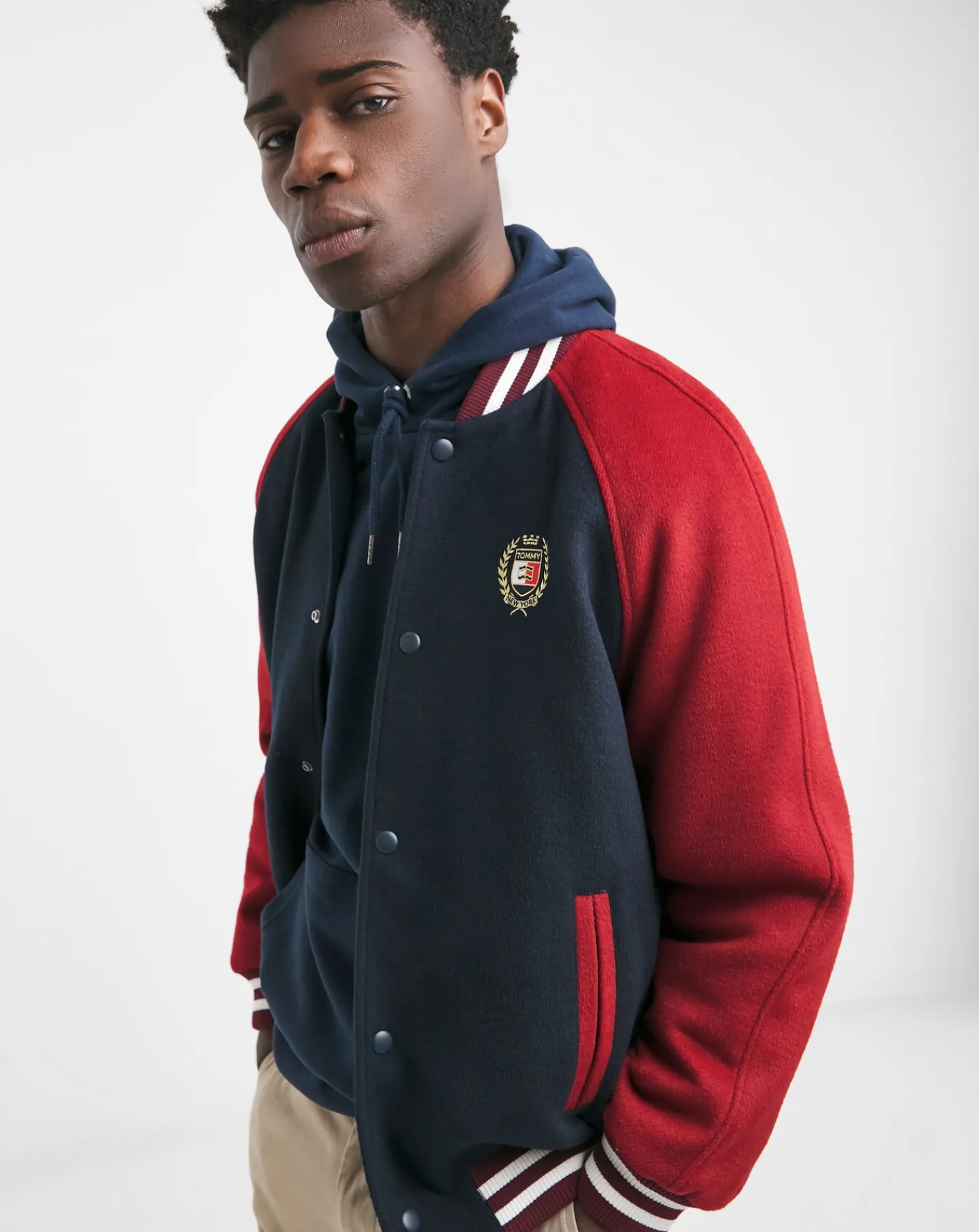 Tommy Jeans Wool Crest Bomber
