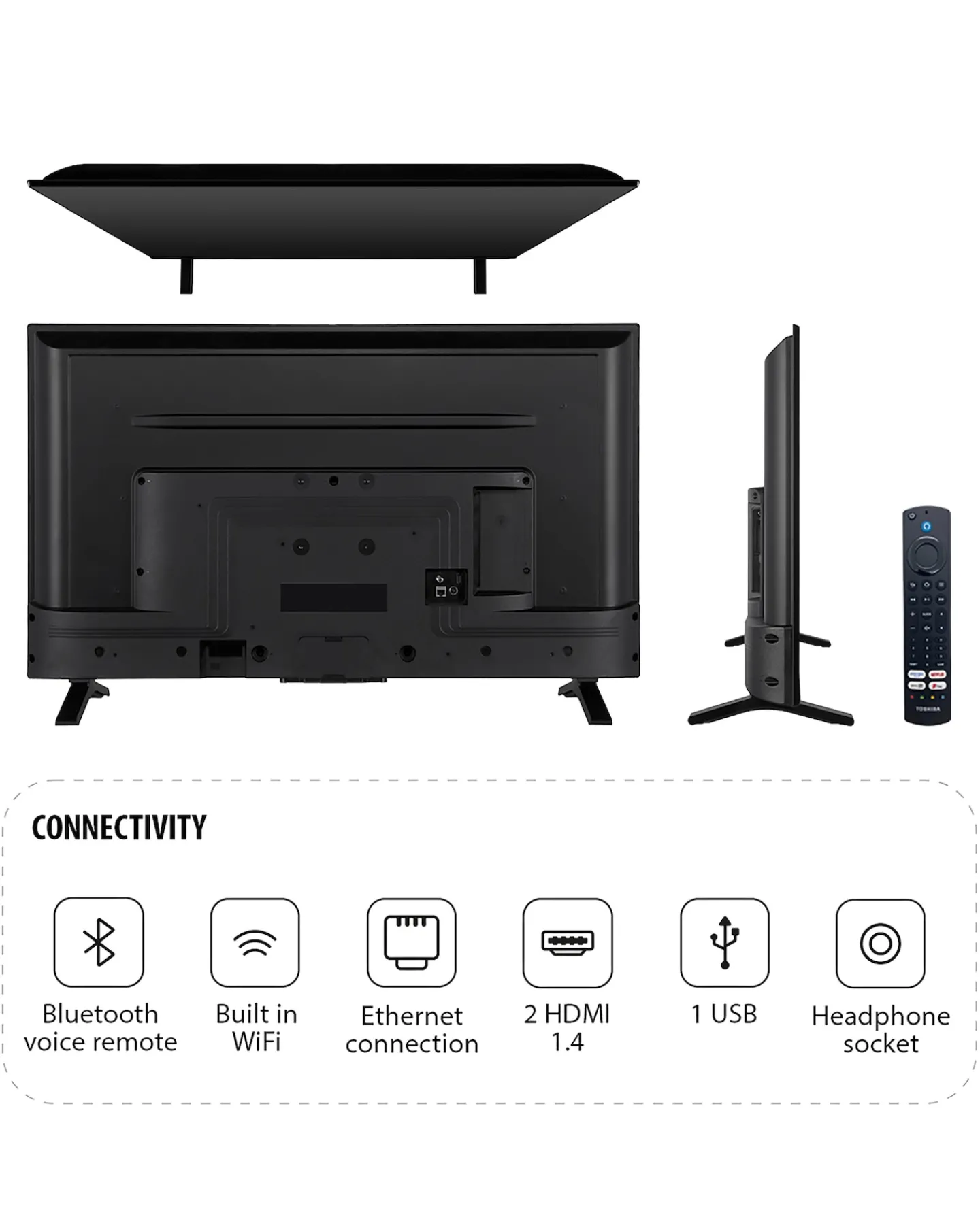 Toshiba 40LF2F53DB 40in Smart Full HD Fire TV with Amazon Alexa