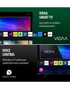 Toshiba 65UV2F53DBU 65in Smart TV 4K UHD HDR LCD Freely TV with Amazon Alexa