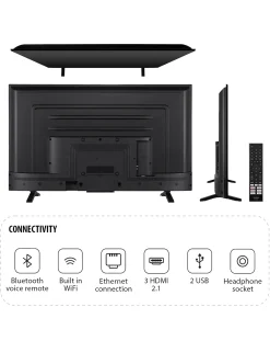 Toshiba 50UV2F53DBU 50in Smart TV 4K UHD HDR LCD Freely TV with Amazon Alexa