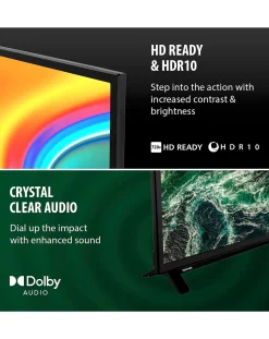 Toshiba 24WF2F53DB 24in Smart VIDAA HD Ready TV with VIDAA Voice
