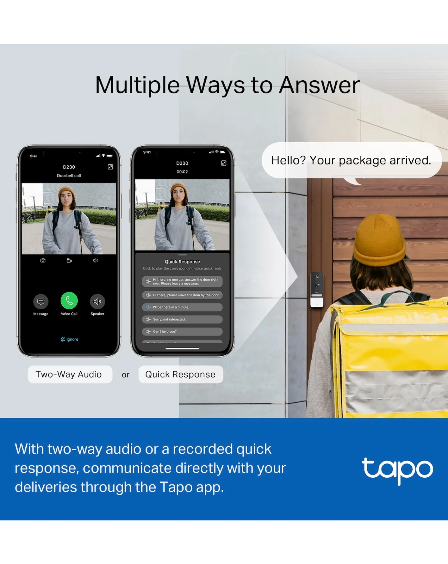 TP-Link TP - Link Smart Video Doorbell Cam Kit