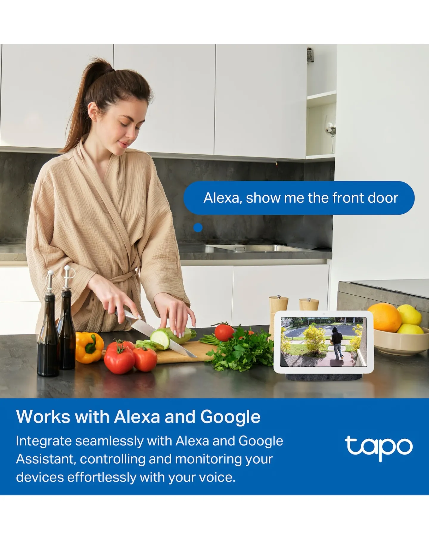 TP-Link D210 2k Video Doorbell With Chime