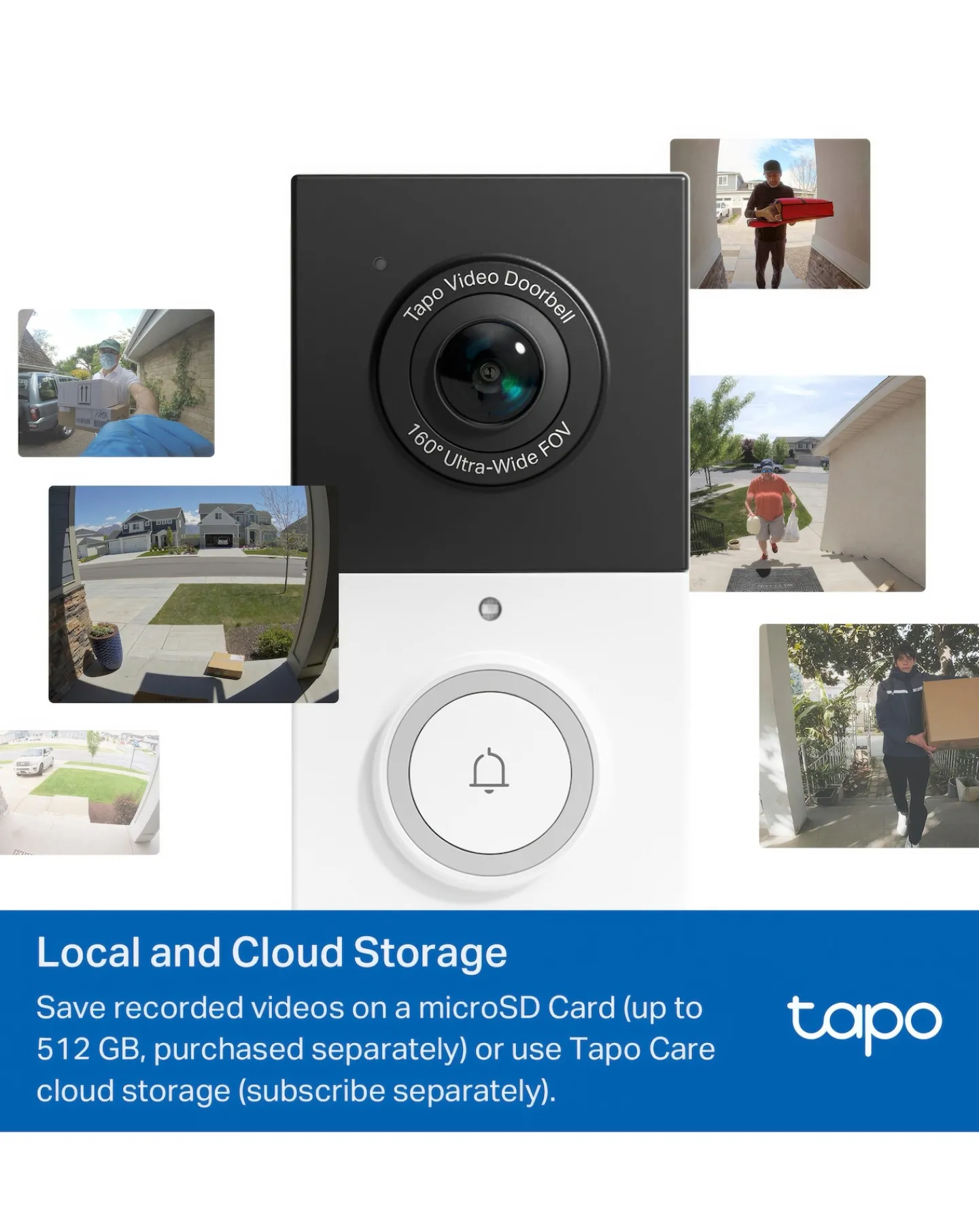 TP-Link D210 2k Video Doorbell With Chime
