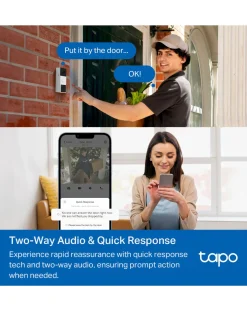 TP-Link D210 2k Video Doorbell With Chime
