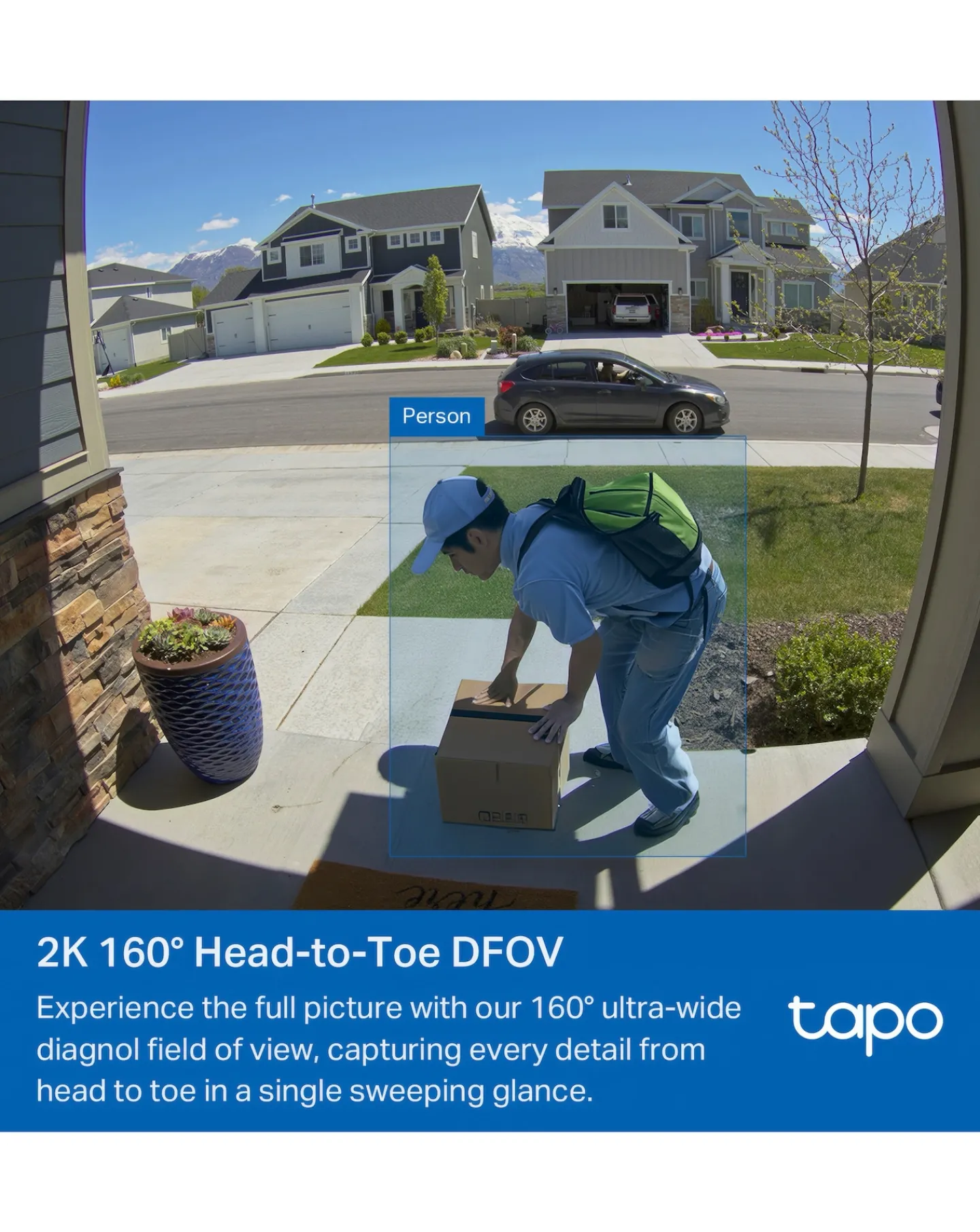 TP-Link D210 2k Video Doorbell With Chime